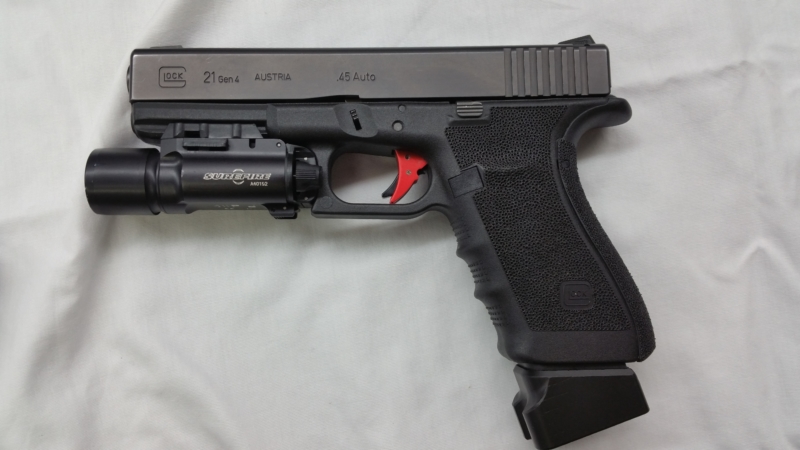 Longmont gun services for Glock 21 Gen 4 hand gun with stippling from DMG Arms, LLC Colorado